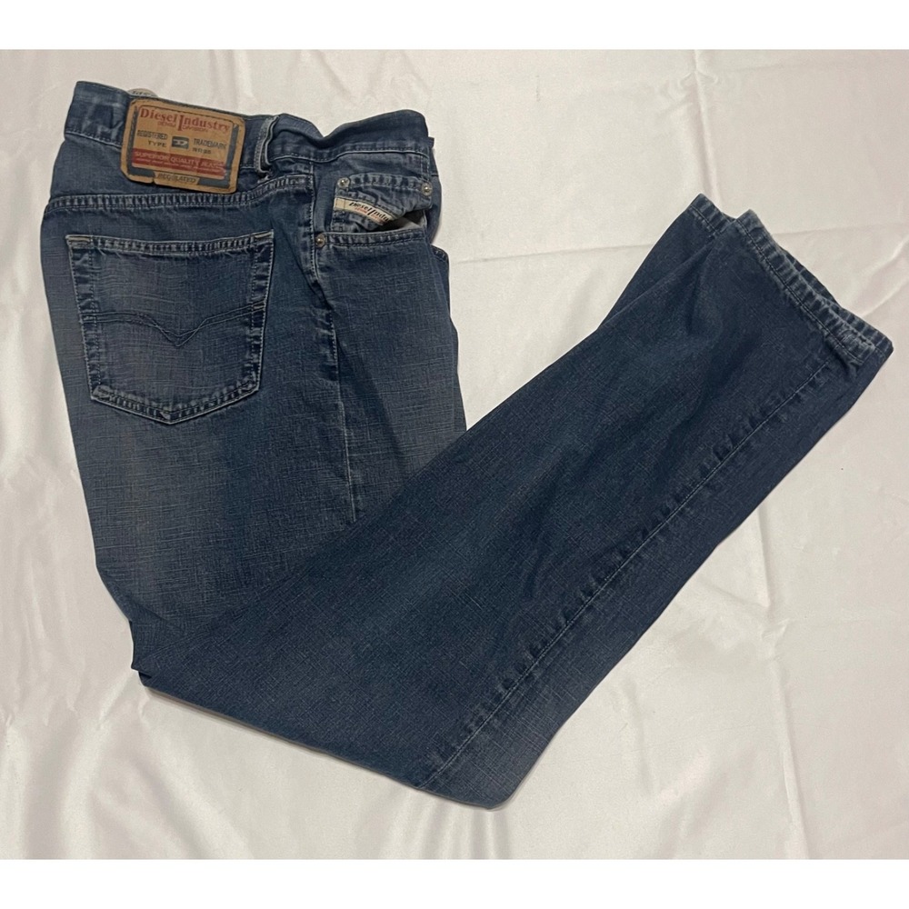 Vintage Diesel Jeans, RN 93243 CA 25594, Button Fly 32x30 Dark‎ Wash EUC